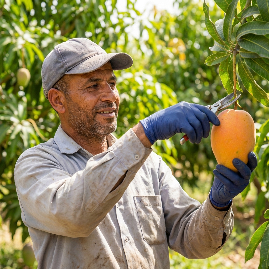Artisanal Mango Harvesting